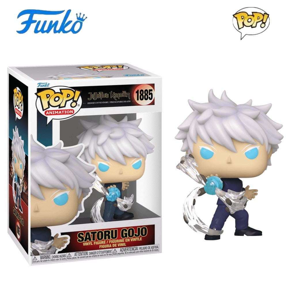 FUNKO POP Satoru Gojo (Técnica Amaldiçoada Reversão: Azul) 1885 Jujutsu Kaisen Figura Colecionável Edição Limitada Decoração Brinquedo Presente