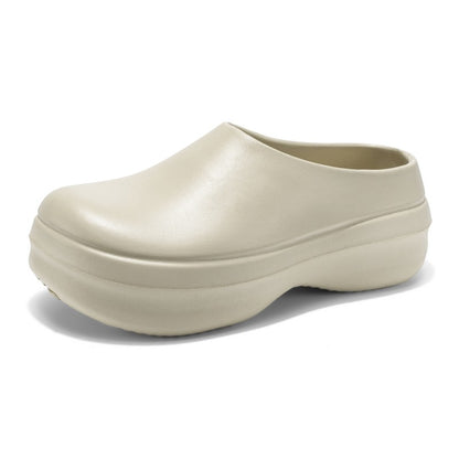 2025 Men Women Chef Shoes Non-slip Waterproof Oil-proof Shoes Comfortable Workers Slippers Outdoor Fishing Shoes EVA