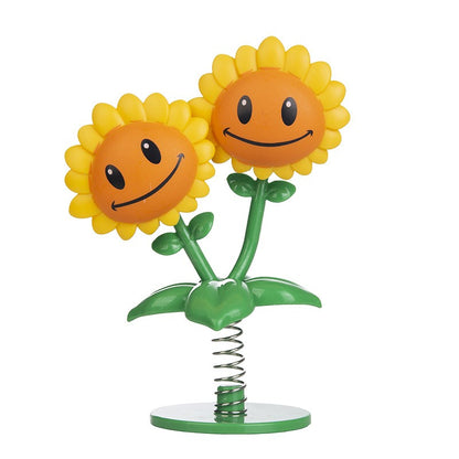Plantas vs Zumbis Anime Bonecos de Ação Disparervilha Obstáculo Zumbi Pirata Figura de Ação Modelo de Cola Dura Jogo de Batalha Presente Infantil