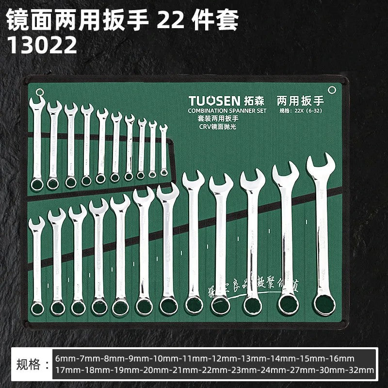 1 Conjunto Chave Combinada Flexível Catraca Ferramentas de Reparo Automotivo Chave Catraca Chave de Boca Métrica Conjuntos de Ferramentas Manuais com Suporte