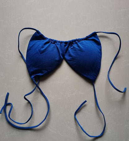 Summer Sexy Bikini set Push-up padded Bra Thong Split Swimwear Female Bandage Bathing Suit Adjustable Lacing Swimsuit Solid