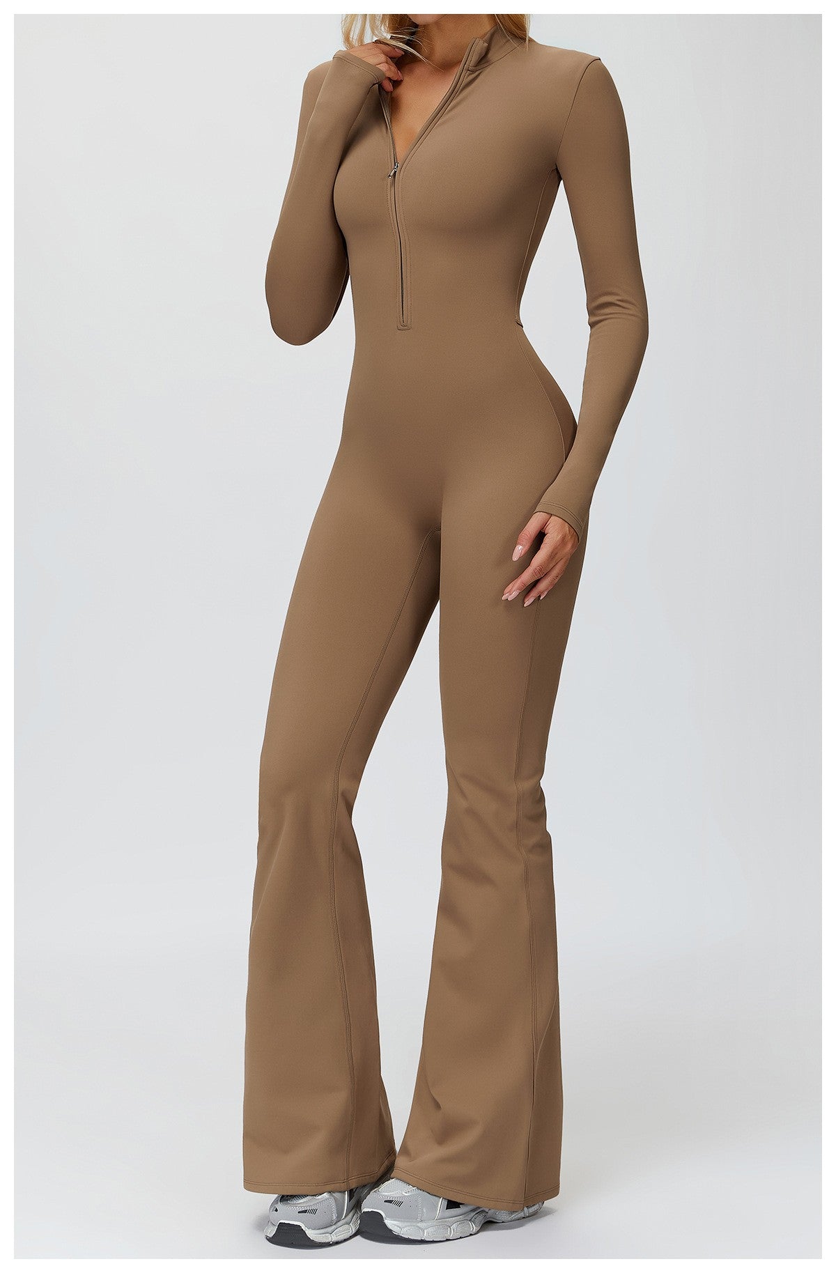 Women Long Sleeves Gym Suit Women Yoga Clothing Sportswear Sports Jumpsuit Female Workout Bodysuits Fitness One-Piece Suit