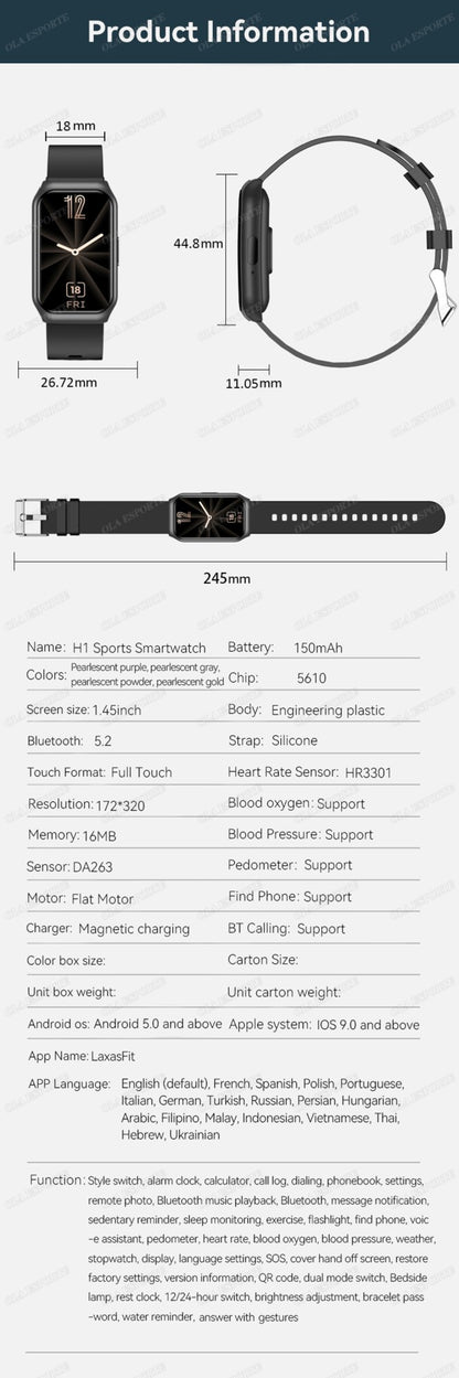 New Curved Screen Smart Watch 2025 For Health Watch Heart Rate Blood Oxygen/Pressure Sleep Monitor Sports Waterproof Smartwatch