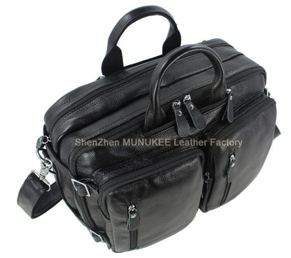 Bolsa de Viagem Masculina de Couro Genuíno Legítimo de Grão Integral Multifuncional, Bolsa de Viagem de Couro, Bolsa de Viagem Grande, Bolsa de Fim de Semana