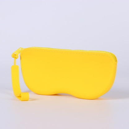 Soft Silicone Zipper Glasses Bag Storage Waterproof Bag Cosmetic Coin Bag for Women Girls Dustproof Glasses Box