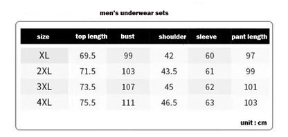 Winter Thermal Underwear Set For Men And Women Thick Velvet Lining Suitable For Wearing Cold Warm Underwear's Top And Bottoms