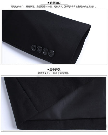 S-7XL New Business Dinner Gentleman Slim Gentleman Group Dress Fashion Men British Style Dress Best Man Solid Color Blazer