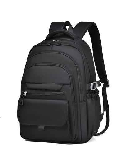 Mochila Multi-camadas Impermeável e Estilosa Oxford de Grande Capacidade Simples para Estudantes, Viajantes e Uso Diário