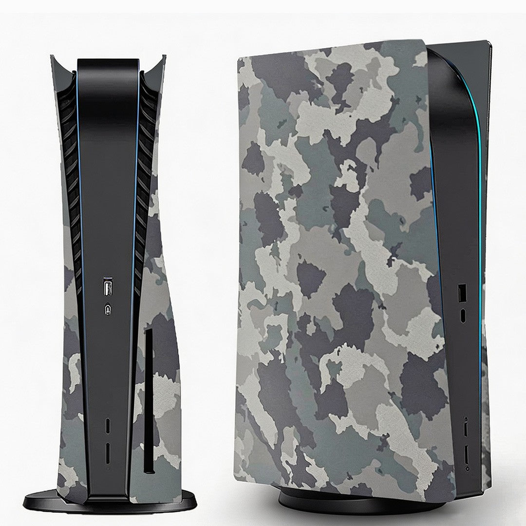 For PS5 Disc Edition Cooling Vent Faceplate Console Cover Camouflage Skin For Playstation 5 Console Replacement Backplate Shell