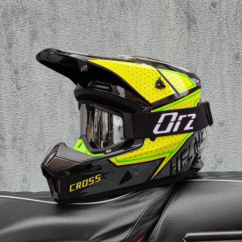 Capacete de motocross off-road, capacete de ciclismo speed downhill DH, capacete full face rally off-road