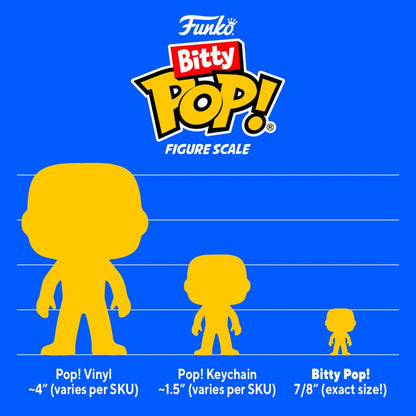 Funko Bitty Pop One Piece Luffy Blind Box Zoro Sanji 4 Pack Series Mini Action Figure Collectible Limited Edition Model Toy Gift