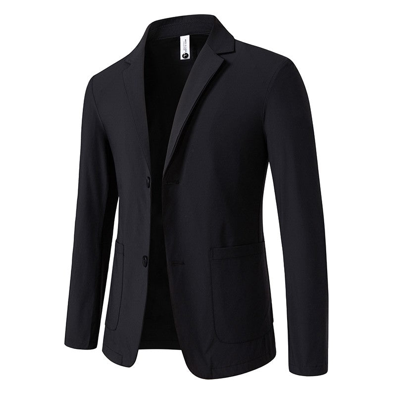 Sun Protection Clothing for Men, Casual Business Wear, Summer Light, Fashionable, Breathable, Sports and Outdoor Ice Silk Blazer