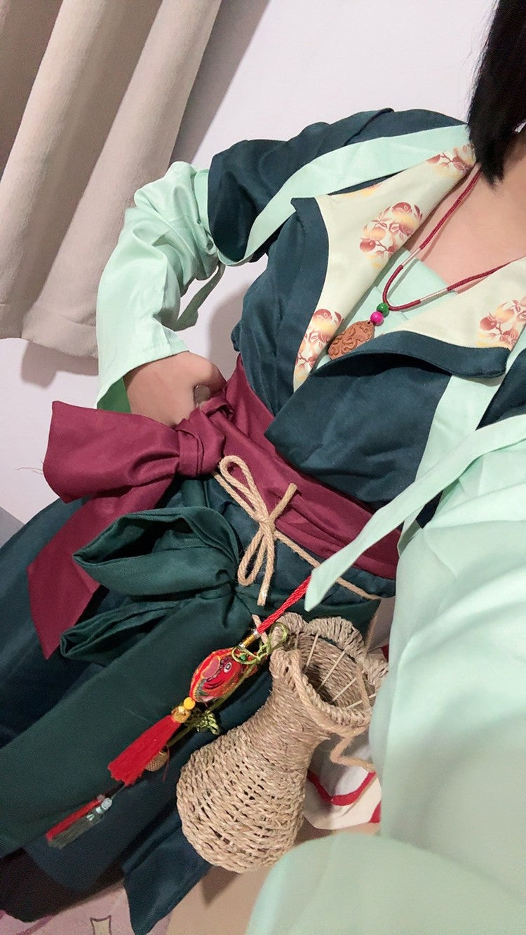 Game Where Winds Meet Yingying Cosplay Costume Ancient Hermit Hero Yingying Hanfu Carnival Convention Event Female Swordsman Set
