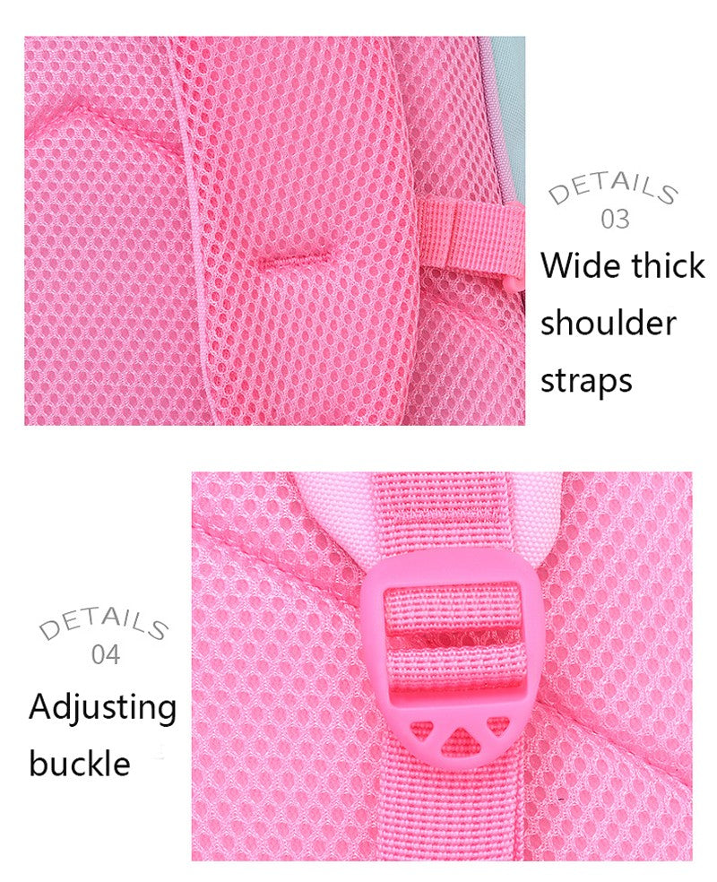 Mochila Infantil para Meninas Unicórnio Bolsa Escolar Olhos Arco-Íris Mochila para Adolescentes Viagem Impermeável