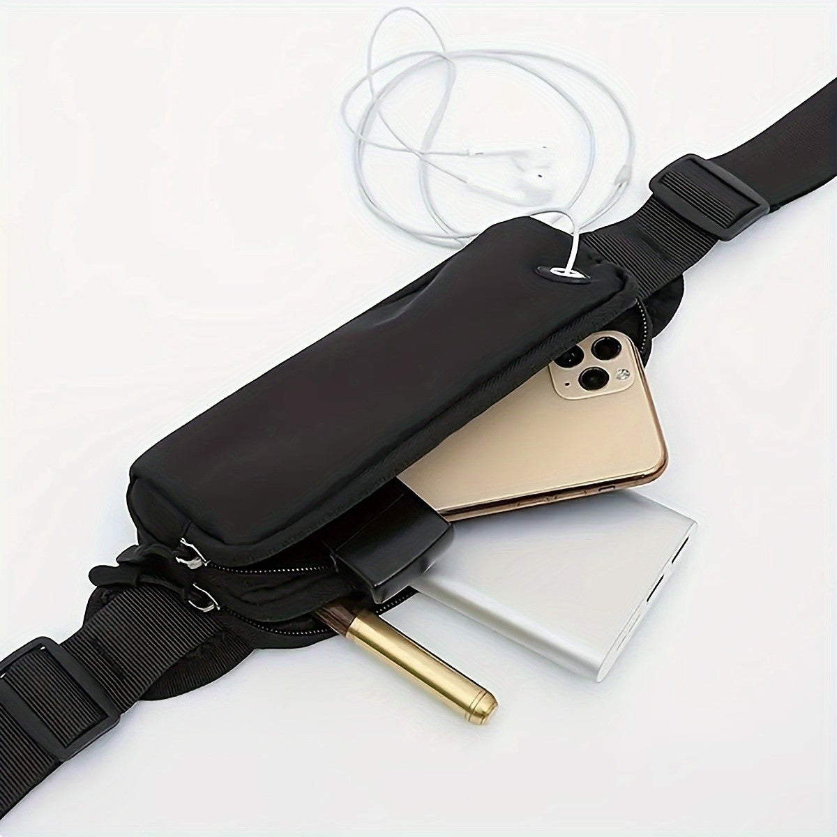 Ultra-thin fashion nylon crossbody bag Lightweight commuter fitness running sports portable waterproof crossbody bag a package