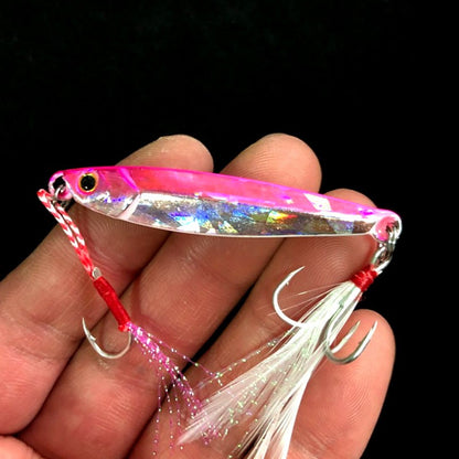 Iscas de Pesca Brilhantes Jigs 15g/6cm 7g/10g/20g/25g Isca Jigbait Arremesso Costeiro Anzóis Isca de Metal Iscas Artificiais Venda de 1 Peça