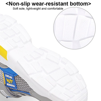 4 Color Kids' Breathable Mesh Sneakers Non-Slip School Sports Shoes for Boys Girls Lightweight Casual Walking Shoes