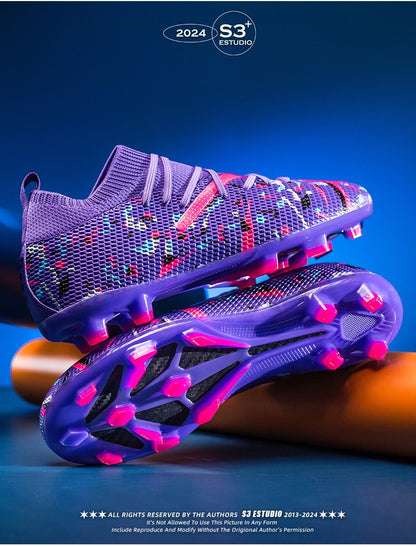 TF/AG Men Football Boots Society Cleats Soccer Shoes Boys Professional Football Field Boots Indoor Fast Non Slip Sneakers Match
