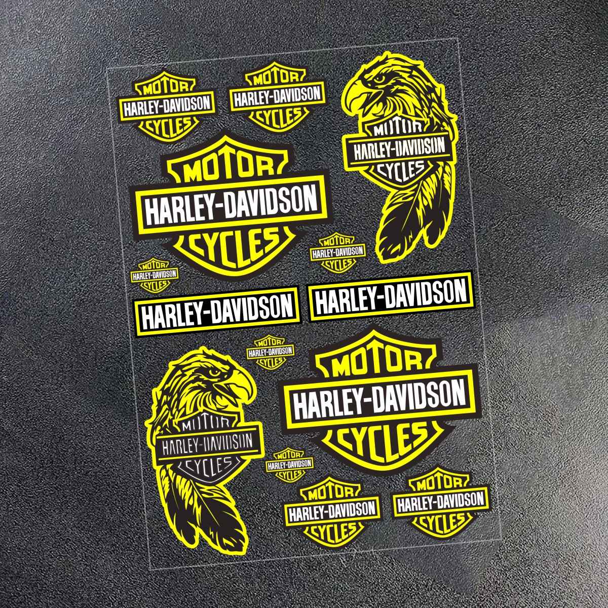 2026 Novo Adesivo Harley Davidson Logotipo Moto Capacete Tanque Decalque para Sportster 883 Sportster S 1250 Fat Boy 117