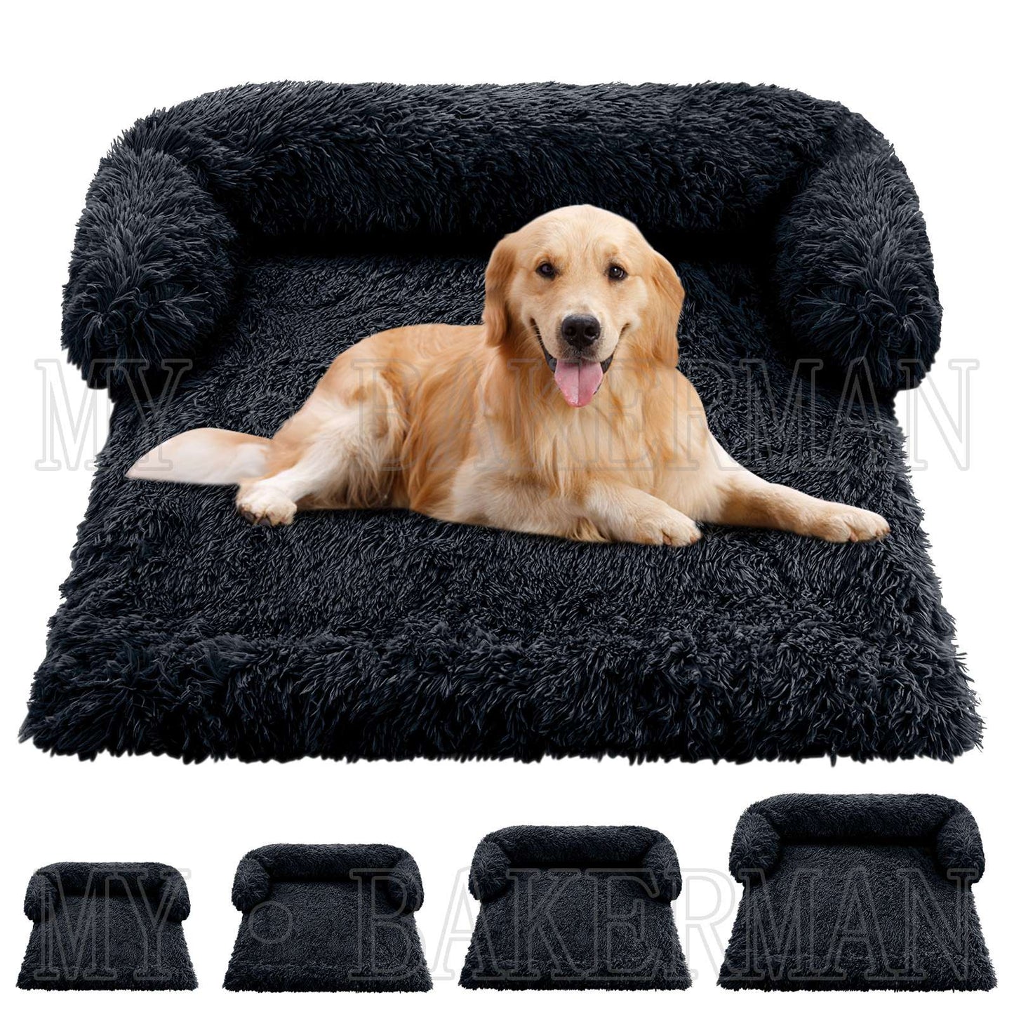 Manta lavável Capa de sofá Cama grande para cães Sofá de pelúcia para cães e gatos Sofá almofada de pelúcia quente para cães e gatos. Inverno