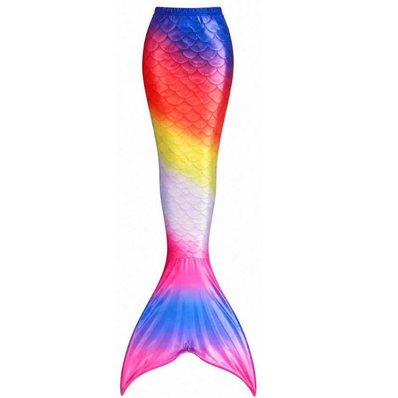 New Beauty Fish Tail Cosplay Swimsuit Ariel Maid Swimsuit Bikini Beach Swimsuit Holiday Dress up Birthday Party Gift No Fins