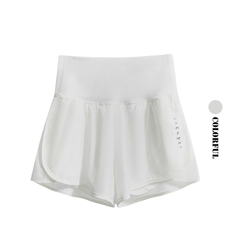 DRUR Women's Cycling Shorts High Waist Quick Drying Yoga Shorts Woman Summer Sports Short Pants With Inner Lining Gym Clothing