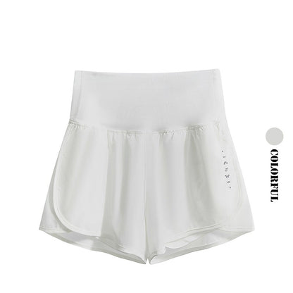 DRUR Women's Cycling Shorts High Waist Quick Drying Yoga Shorts Woman Summer Sports Short Pants With Inner Lining Gym Clothing