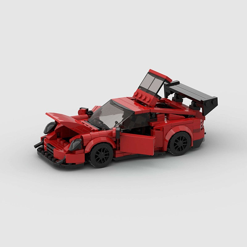 MOC Carro Esportivo de Corrida Veículo Cidade Speed Racer Modelo Técnico Blocos de Construção Tijolos Supercarro F1 Brinquedos Infantis Presentes para Meninos NSX
