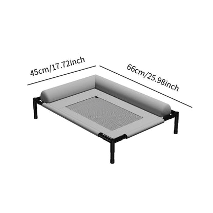 Cama Elevada Refrescante para Cães, Portátil e Lavável, Rede para Cães e Gatos, Cama Portátil para Cães com Tela Respirável