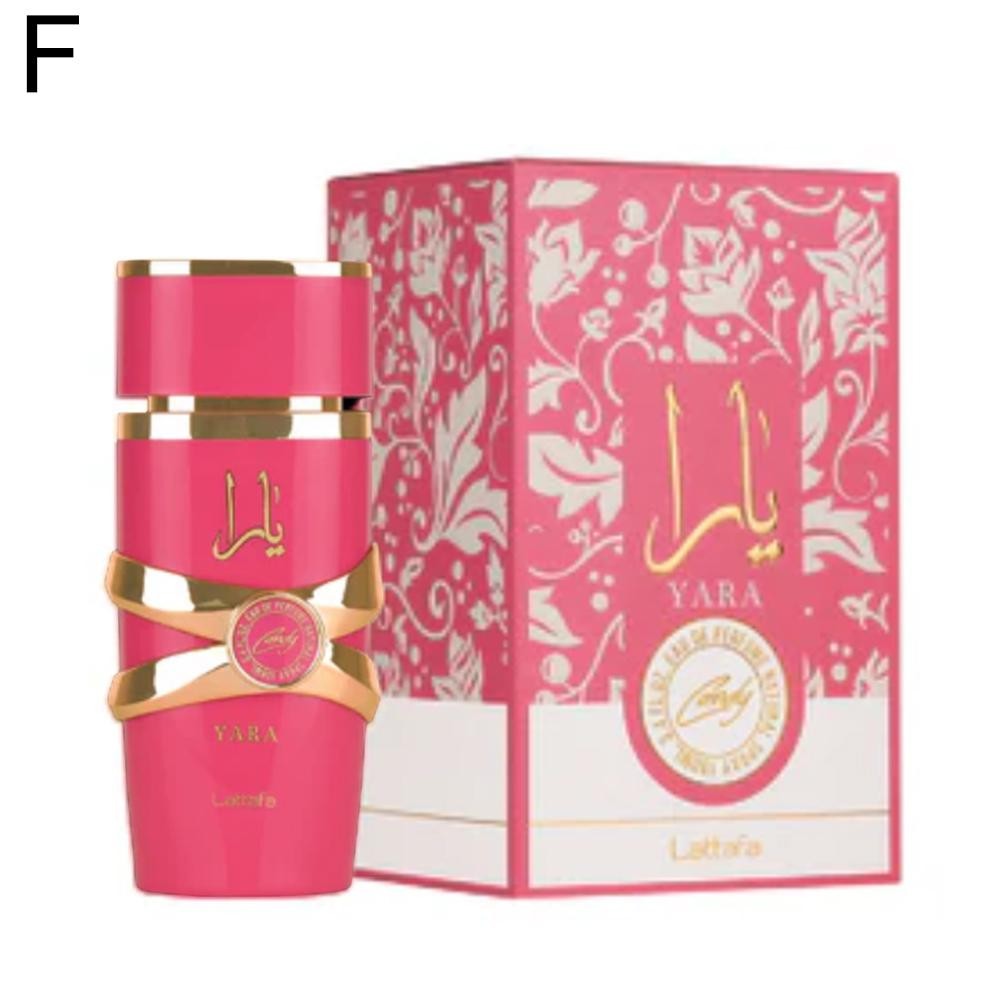Perfume árabe feminino do Oriente Médio, spray corporal de longa duração, perfume feminino, fragrância floral, 100ml, presente para encontros femininos