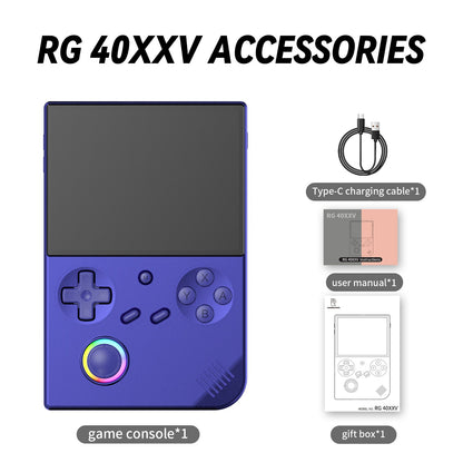 RG40XXV 64-bit Linux Retro Handheld Game Console 4.0 IPS Screen Supports 5G Bluetooth HD Output 3200mAh Battery