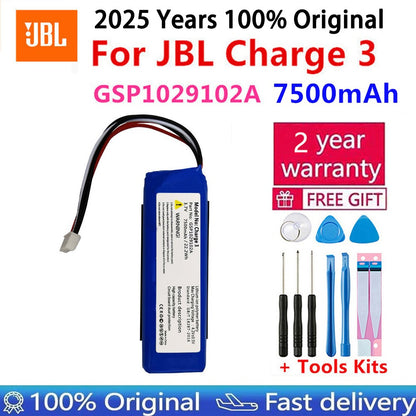 Bateria 100% Original para JBL Charge3 Charge4 Charge5 2025 para Substituição de Bateria de Alto-falante JBL Charge 3 Charge 4 Charge 5