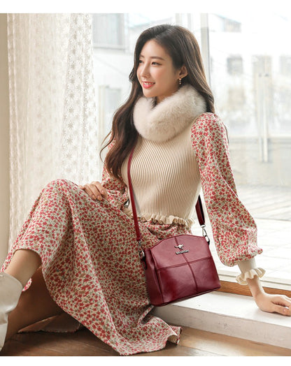 High Quality Leather Shoulder Bags for Women Small Cossbody Bag Women Bags Luxury Designer Female Purses and Handbags Sac A Main