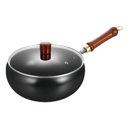 20/24CM Household Stir Fry Stew Pot Big Belly Pot Uncoated And Non Stick Household Stir Fry Pot For Hiking Camping Universal Pan