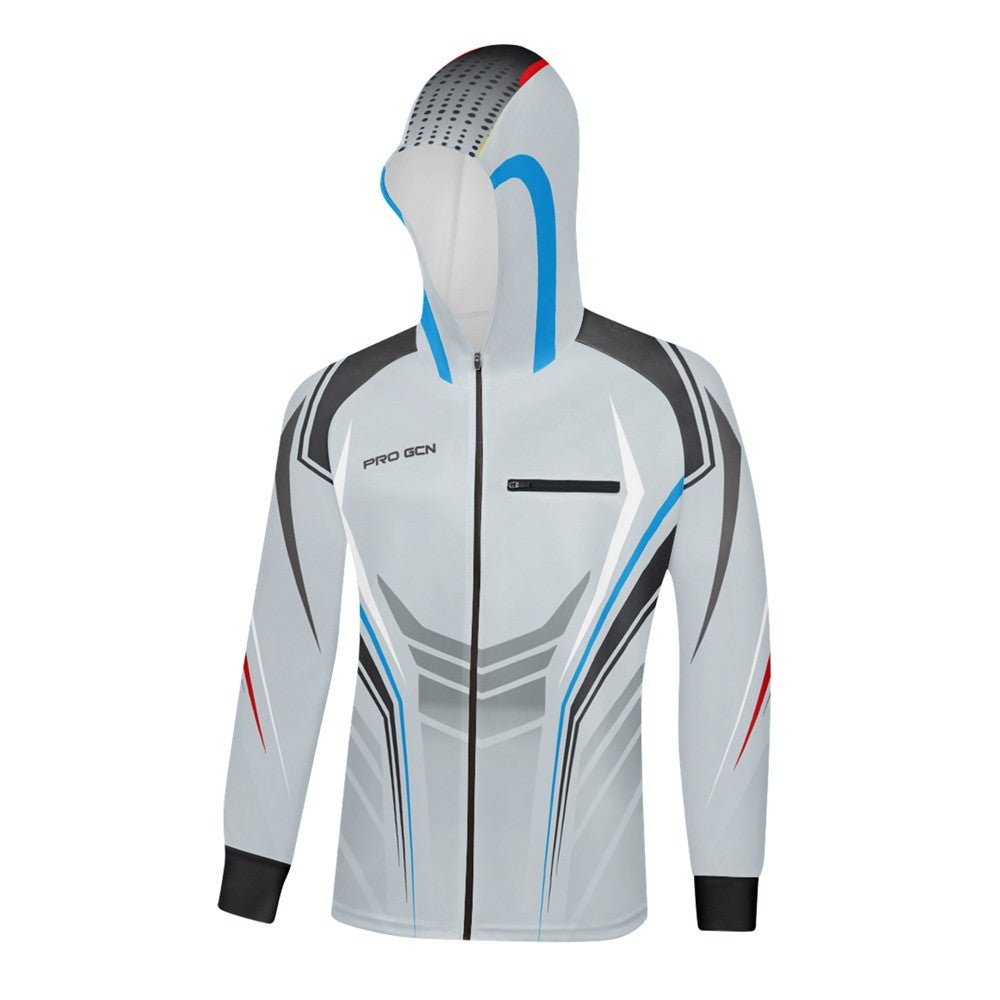 Camisetas de Pesca com Capuz Secagem Rápida Proteção Solar Camisas de Pesca Masculinas Respiráveis Manga Longa Roupas de Pesca