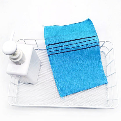 Exfoliating Bath Pad Towels Set Korean Italy Asian Exfoliating Bath Washcloth Body Scrub Shower Soft Polyester Cotton