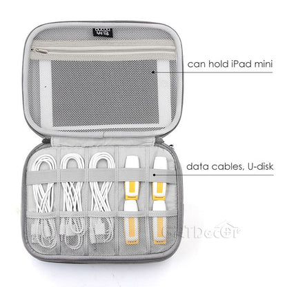 Hot Sale Waterproof Hard Shell Digital Gadgets Storage Bag Travel Organizer for Electronics Accessories HDD Earphone Storage Box