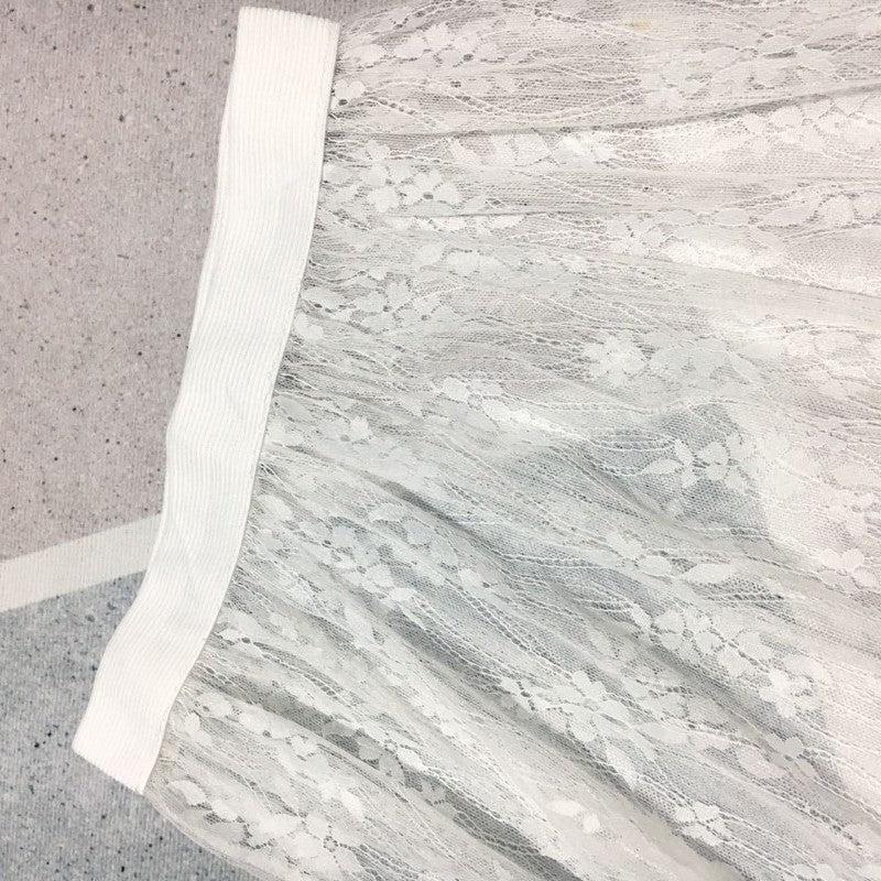 Transparent Sexy Lace Mesh Skirt Elastic High Waist Black White Tulle  Mini Skirts Womens Skirt  Korean Fashion