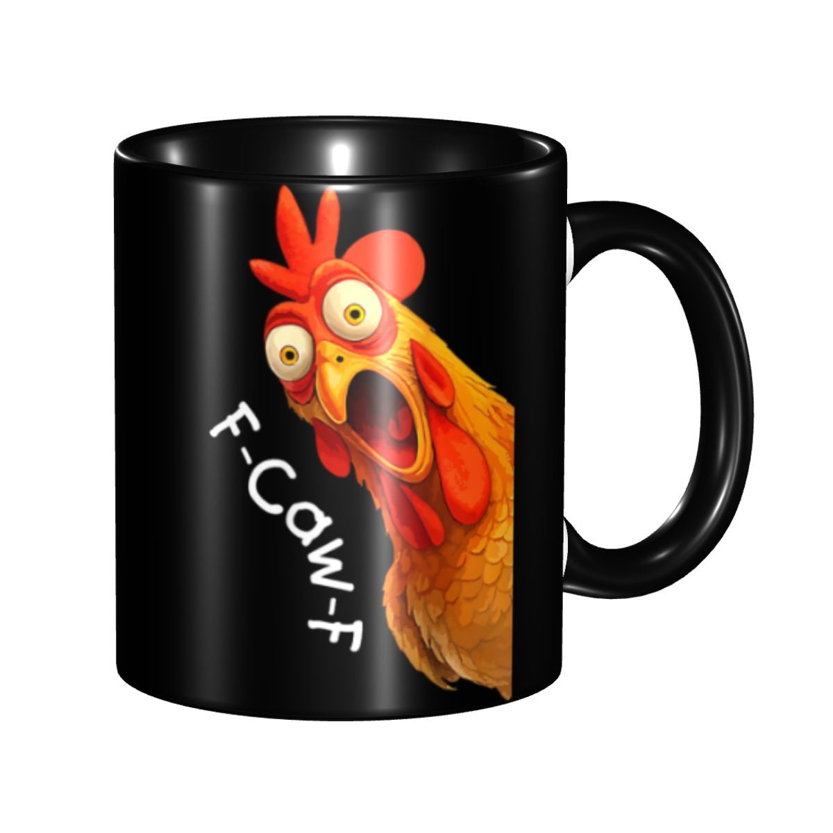 Funny F-Caw-F Chicken FCAWF Mug Fun Tea Cup Gift For Women Men