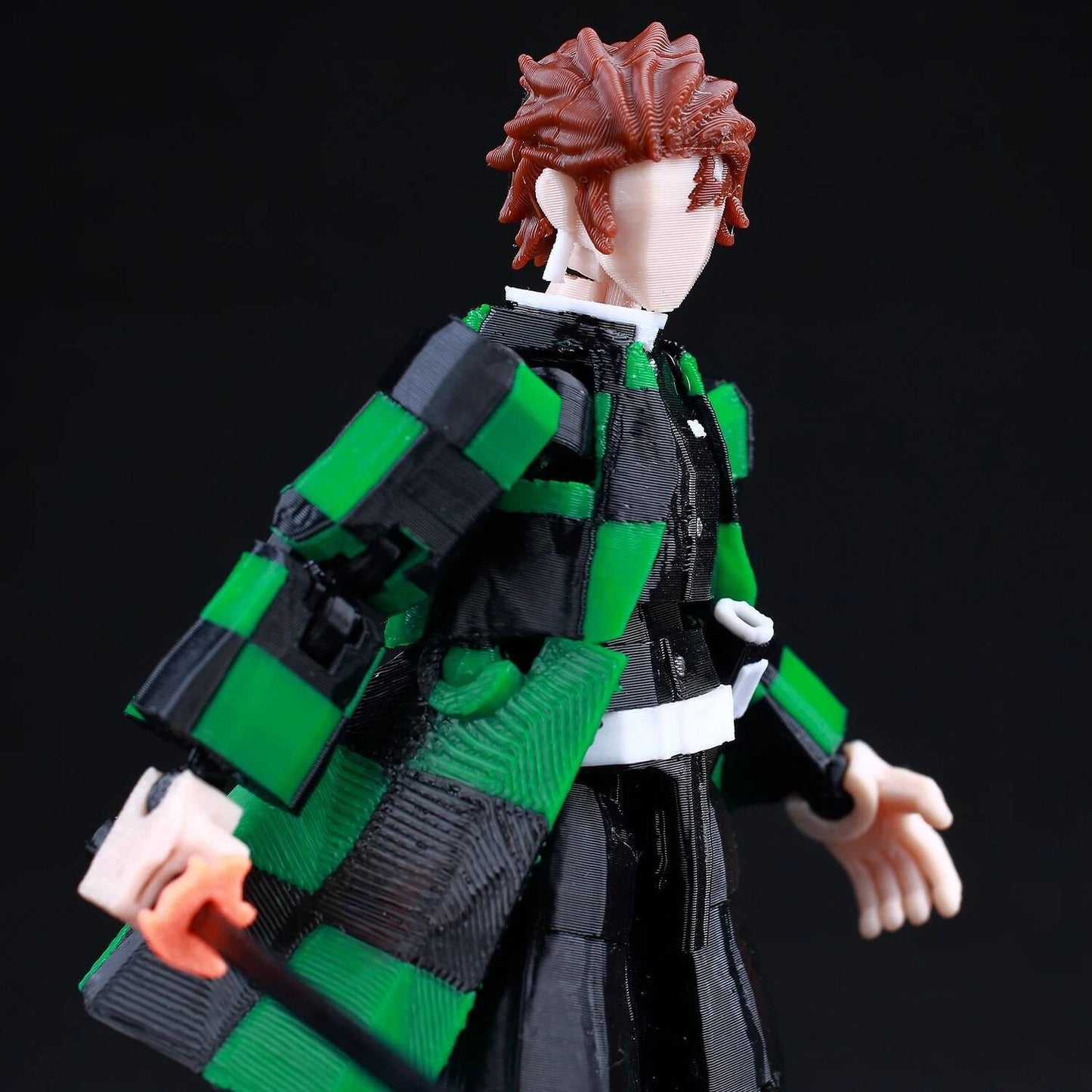 AKAZA Tanjiro Kamado Lucky Dummy 13, de Demon Slayer, impresso em 9L3D, figuras de ação articuladas Mannequin Toys para fãs de anime