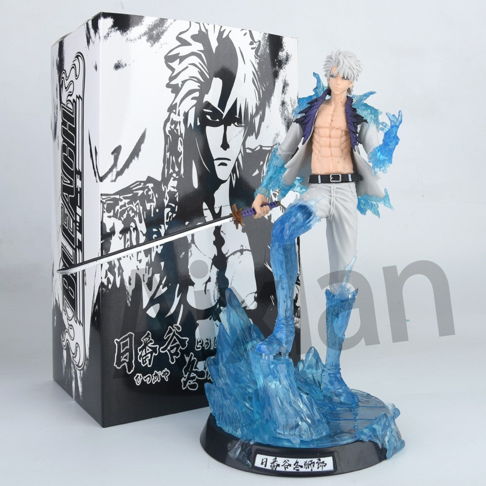 29cm BLEACH Anime Figure Hitsugaya Toushirou PVC Action Figure Boneco de Modelo Colecionável Brinquedo