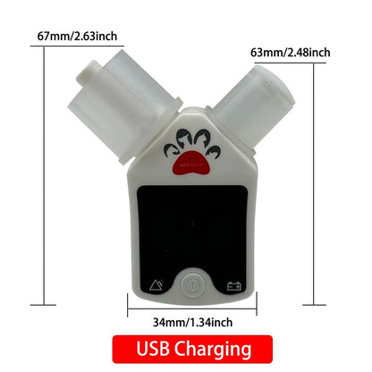 Alarme de asfixia para animais de estimação Sensor de apneia Monitor de apneia para cães e gatos Alarme de apneia Anestesia Monitor de respiração Equipamento para clínica veterinária