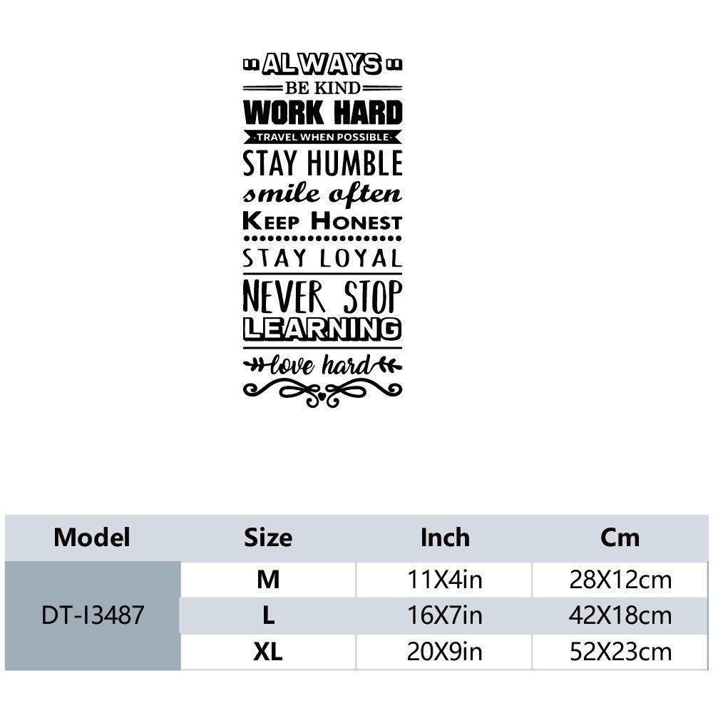 1 pc be amazing today with love words Wall Sticker Home Decor Accessories Decor Living Room home Removable Creative Stickers