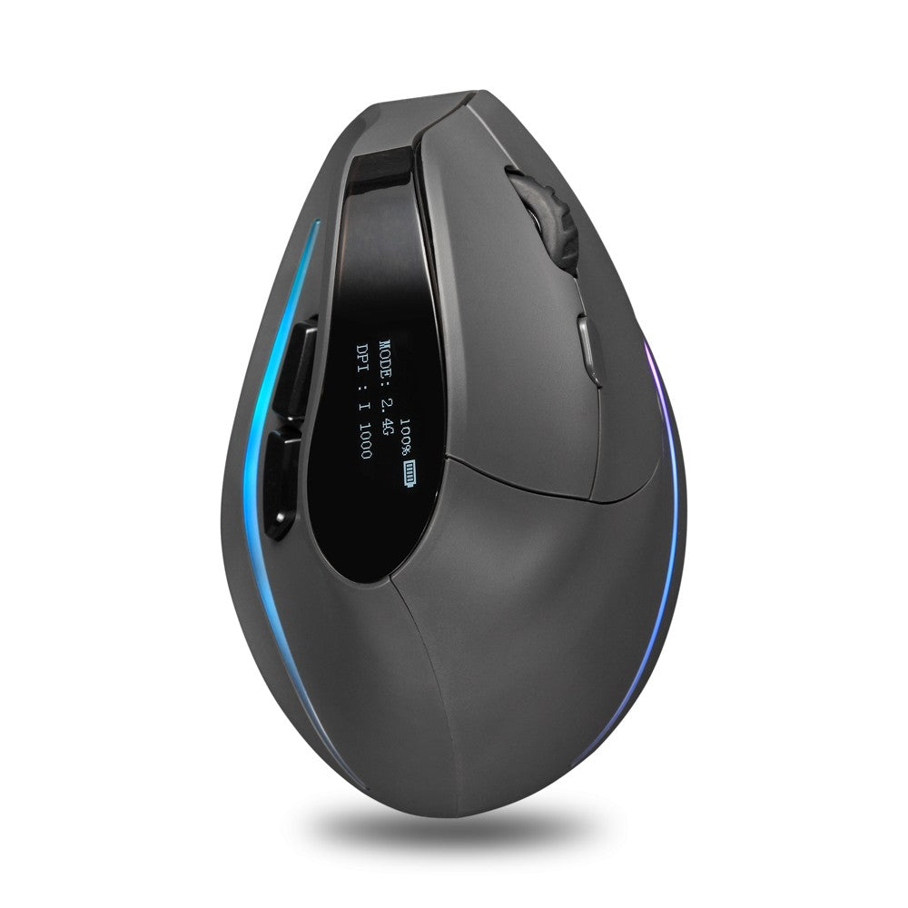 Lefon 2.4G Ergonomic Mouse Wireless Vertical Mouse Rechargeable Gaming Mice for PC Laptop MacOS Office F35C/F35B/F35 MODEL