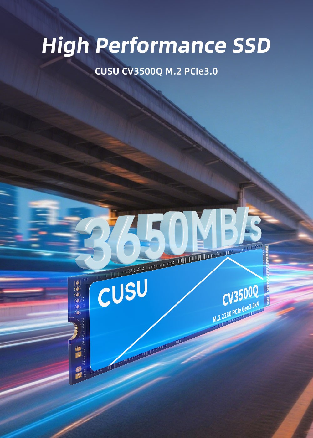 SSD CUSU NVMe M.2 1TB 512GB M2 2280 PCIe3.0 SSD 2TB Disco Rígido Unidades de Estado Sólido Internas para Computador Portátil