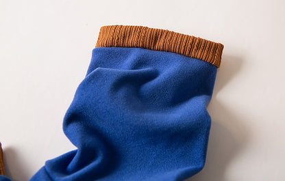 Roupas de cachorro, pelúcia, quente, gola alta, quatro patas, ligeiramente elásticas, estilo "Little Lingti", roupinhas "Huibit", base quente de quatro patas.
