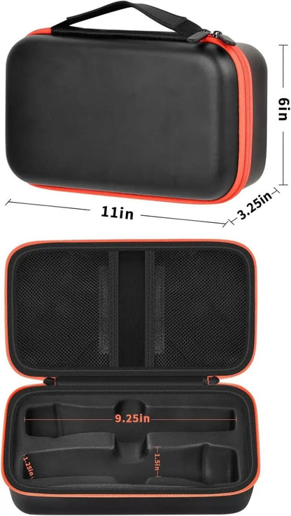 Estojo para Microfone Sem Fio para Sistema de Microfone Sem Fio Duplo JBL Universal Microfone de Mão Duplo Bolsa de Viagem para Canto Karaokê