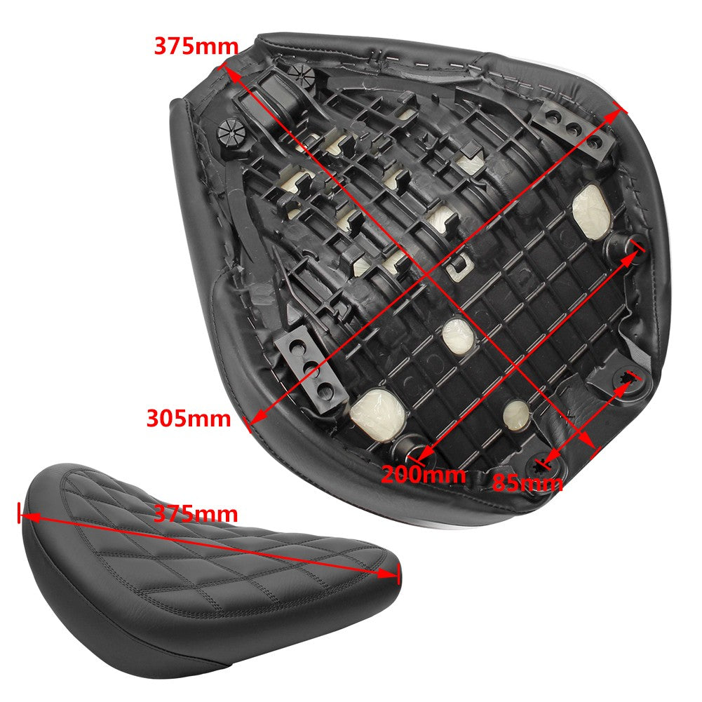 Assento Solo Dianteiro Preto para Motocicleta Honda Rebel CMX 250 300 500 2017-2022
