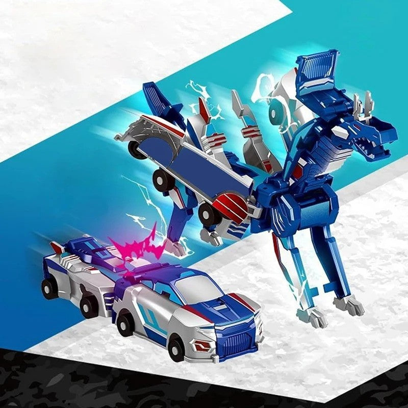 Unicorn Transformer: Brinquedo Carro Mágico de Transformação Super Combinação 2 em 1 Carro Magnético de Colisão que Transforma Brinquedo DIY para Crianças