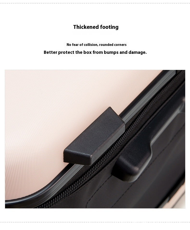 Foldable Upright Luggage Portable Business Travel Suitcase 20/24 Inch - Compact Foldable Carry-On for Easy Storage And Transport